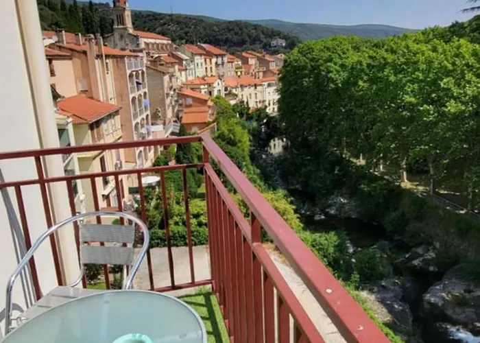 דירה Climatise A 50 M Des Thermes אמלי-לה-באינס-פללדה